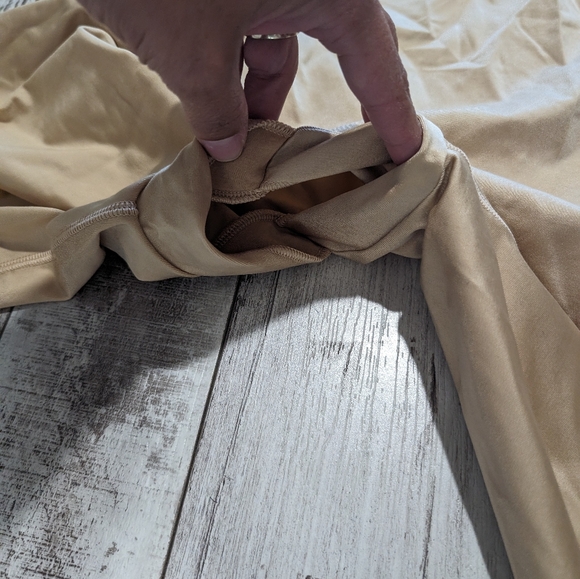 Spanx Slimplicity Open-Bust‎ Mid-Thigh Bodysuit Slip Suit Nude Size US 2xl - Picture 2 of 3